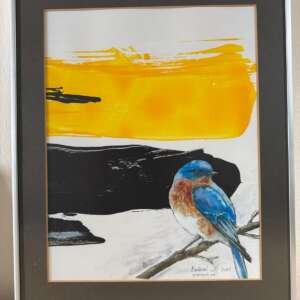 Untitled Acrylic on paper 2025 16,5 x 13,5 inch